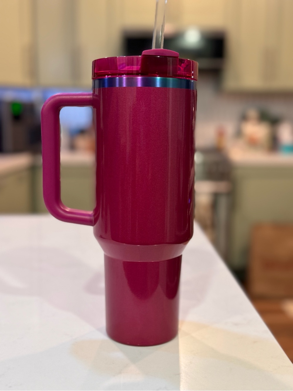 ❌Discontinued Berry Truffle Chroma Stanley Travel Tumbler 40oz - Picture 2 of 6